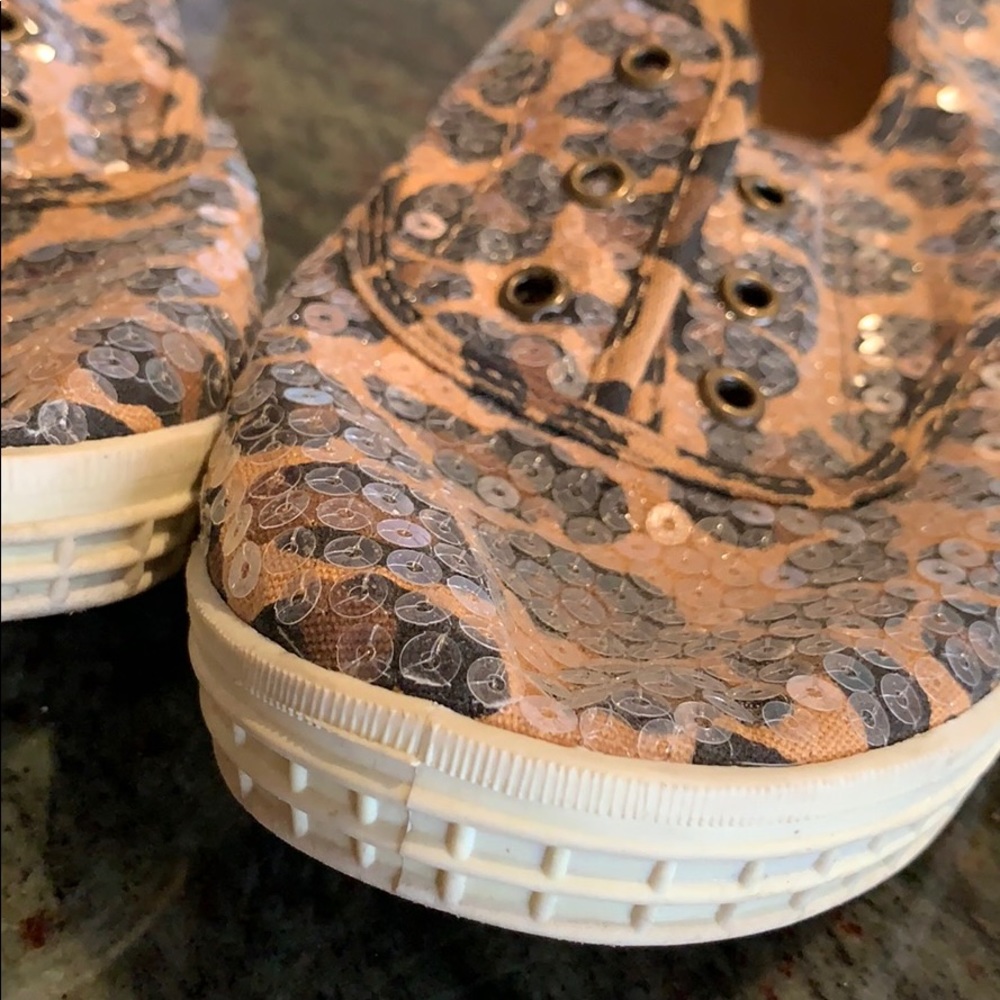 Tiger Sequin Sneakers